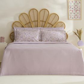 Karaca Home Noa Bambu Açık Mürdüm Tek Kişilik Pike Takımı