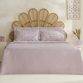 Karaca Home Noa Bambu Açık Mürdüm Tek Kişilik Pike Takımı