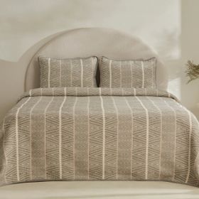 Karaca Home Noah Gri Çift Kişilik Yatak Örtüsü Seti