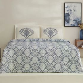 Karaca Home Nolven Indigo Çift Kişilik Yatak Örtüsü Seti