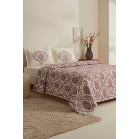 Karaca Home Nolven Mürdüm Çift Kişilik Yatak Örtüsü Seti