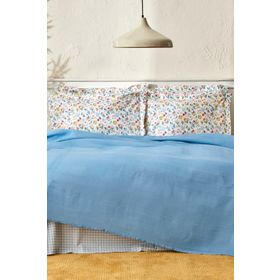 Karaca Home Noya Mavi %100 Pamuk Çift Kişilik Pike Takımı