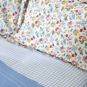 Karaca Home Noya Mavi %100 Pamuk Çift Kişilik Pike Takımı