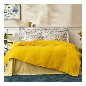 Karaca Home Noya Sarı %100 Pamuk Çift Kişilik Pike Takımı