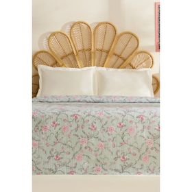 Karaca Home Nymira %100 Pamuk Mint Çift Kişilik Tek Pike