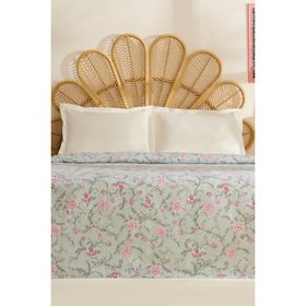 Karaca Home Nymira %100 Pamuk Mint Çift Kişilik Tek Pike