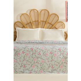 Karaca Home Nymira %100 Pamuk Mint Çift Kişilik Tek Pike