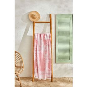 Karaca Home Palm Tree Mercan Plaj Havlusu