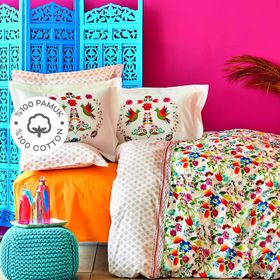 Karaca Home Parlin %100 Pamuk Fuşya Tek Kişilik Nevresim Takımı