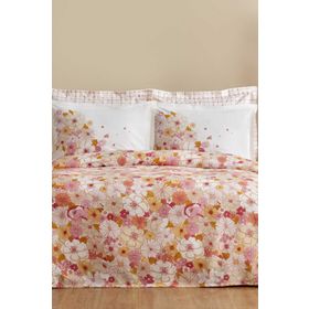Karaca Home Pegy %100 Pamuk Somon Tek Kişilik Pike Takımı
