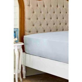 Karaca Home Penye 160x200+30 cm Mavi Çift Kişilik Fitted Çarşaf