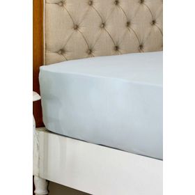 Karaca Home Penye 160x200+30 cm Mavi Çift Kişilik Fitted Çarşaf