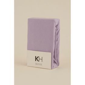 Karaca Home Penye Fitted 100x200+30 cm Lila Tek Kişilik Çarşaf