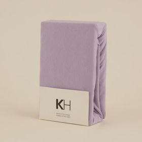 Karaca Home Penye Fitted 100x200+30 cm Lila Tek Kişilik Çarşaf