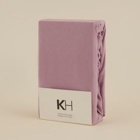 Karaca Home Penye Fitted 100x200+30 cm Pembe Tek Kişilik Çarşaf