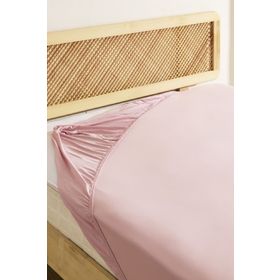 Karaca Home Penye Fitted 100x200+30 cm Pudra Tek Kişilik Çarşaf