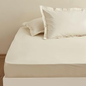 Karaca Home Penye Fitted Çarşaf Tek Kişilik Ekru 100x200+30 cm Çarşaf