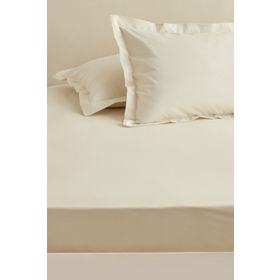 Karaca Home Penye Fitted Çift Kişilik Ekru 160x200+30 cm Çarşaf