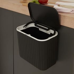 Karaca Home Pino 8 lt Siyah Çöp Kovası
