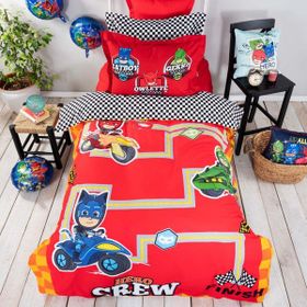 Karaca Home Pj Mask By Racing %100 Pamuk Tek Kişilik Nevresim Takımı