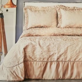 Karaca Home Plazzo Pudra Yatak Örtü Set