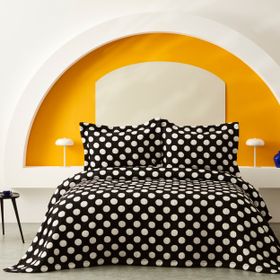 Karaca Home Point Black Çift Kişilik Yatak Örtüsü