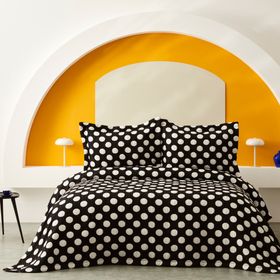 Karaca Home Point Black Çift Kişilik Yatak Örtüsü