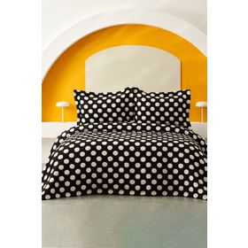 Karaca Home Point Black Tek Kişilik Yatak Örtüsü