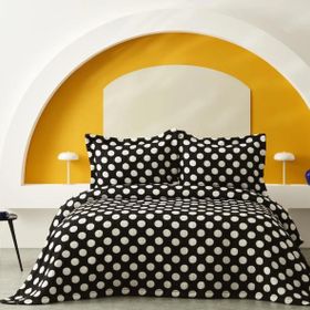Karaca Home Point Black Tek Kişilik Yatak Örtüsü