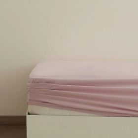 Karaca Home Pudra Basic %100 Pamuk Çift Kişilik Lastikli Çarşaf