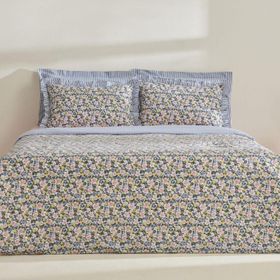 Karaca Home Punava %100 Pamuk Lacivert Çift Kişilik Nevresim Takımı