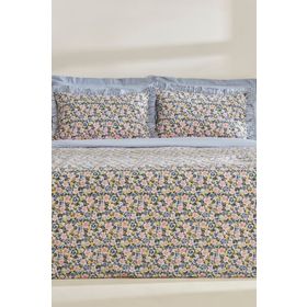 Karaca Home Punava %100 Pamuk Lacivert Çift Kişilik Nevresim Takımı