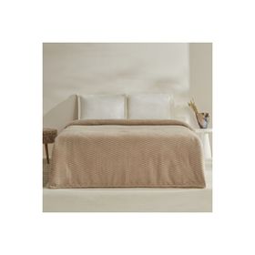 Karaca Home Raunda Ekru Tek Kişilik Wellsoft Battaniye