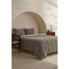 Karaca Home Relax Gri Çift Kişilik Comfort Uyku Seti