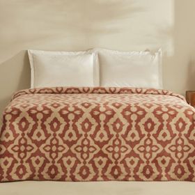 Karaca Home Rina Terracota Çift Kişilik Pamuklu Battaniye