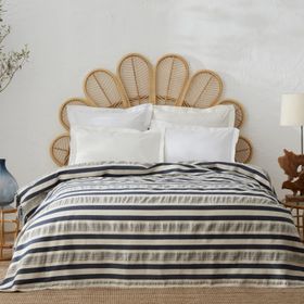 Karaca Home Roller Indigo Çift Kişilik Yatak Örtüsü