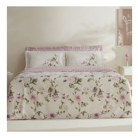 Karaca Home Rosales %100 Pamuk 120 Tel Çift Kişilik Saten Nevresim Takımı