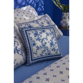 Karaca Home Rosario 45x45 cm Mavi Beyaz Dolgulu Kırlent