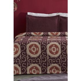 Karaca Home Ruan Mürdüm Çift Kişilik Yatak Örtüsü Seti
