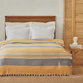 Karaca Home Salerno Çift Kişilik Sarı Peştamal Pike