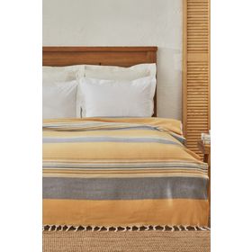 Karaca Home Salerno Çift Kişilik Sarı Peştamal Pike