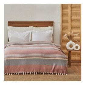 Karaca Home Salerno Çift Kişilik Terracota Peştamal Pike