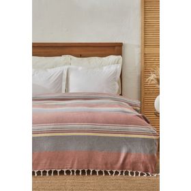 Karaca Home Salerno Çift Kişilik Terracota Peştamal Pike