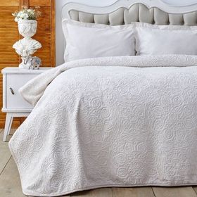 Karaca Home Scala Embosy Gri Çift Kişilik Battaniye
