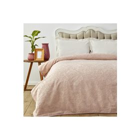Karaca Home Scala Embosy Pudra Çift Kişilik Battaniye