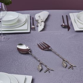 Karaca Home Servis Gümüş Altın Kaşık ve Çatal Seti
