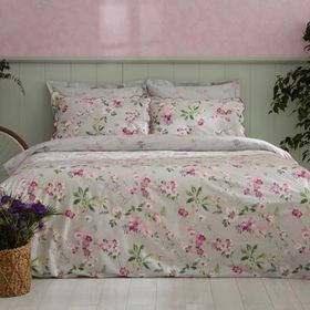 Karaca Home Sierra %100 Pamuk Pembe Çift Kişilik Nevresim Takımı