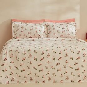 Karaca Home Silvie %100 Pamuk Kırmızı PP Çift Kişilik Pike Takımı