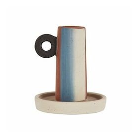Karaca Home Simple 9,6 cm Kahverengi Şamdan