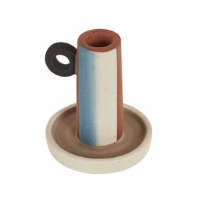 Karaca Home Simple 9,6 cm Kahverengi Şamdan